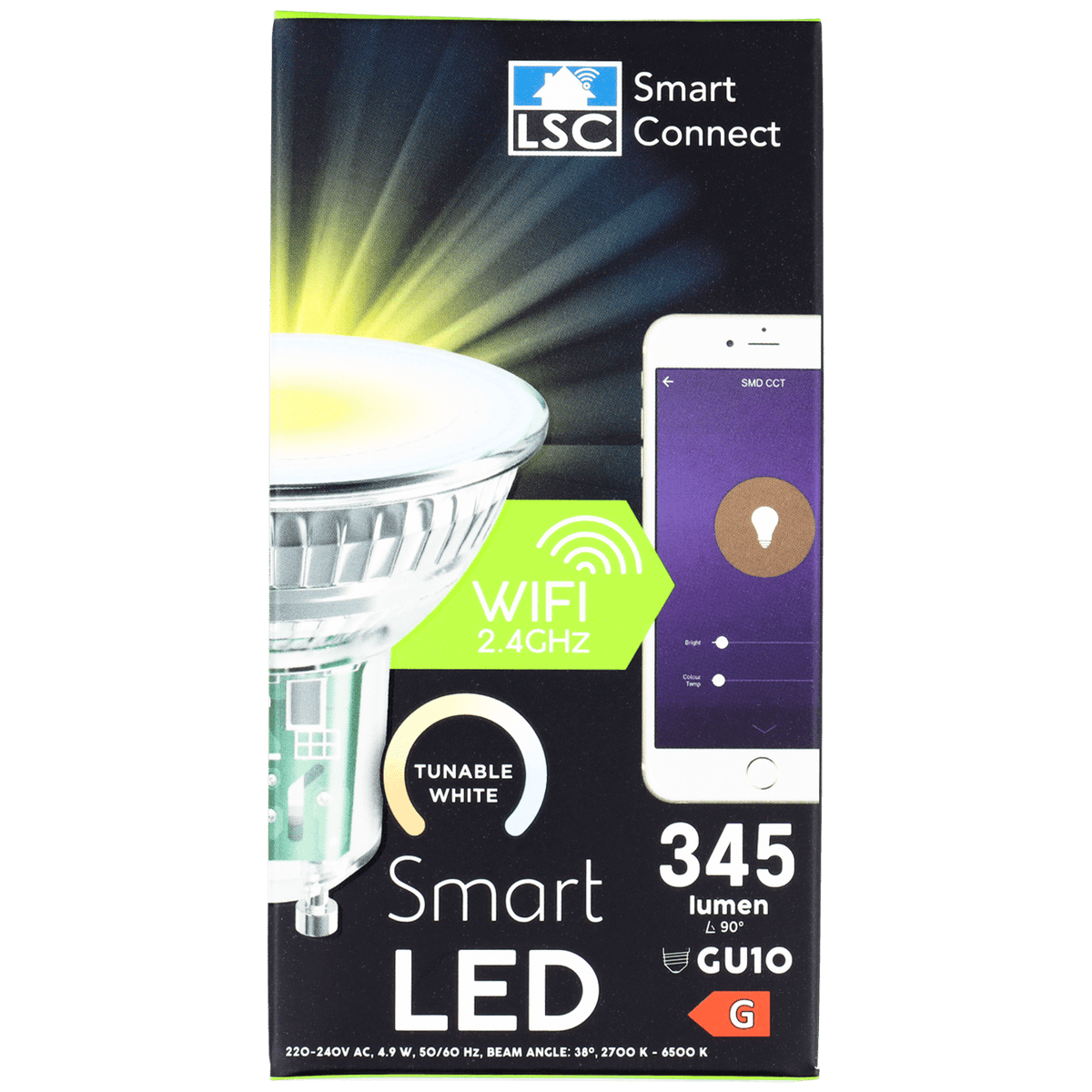 spot led connecté action