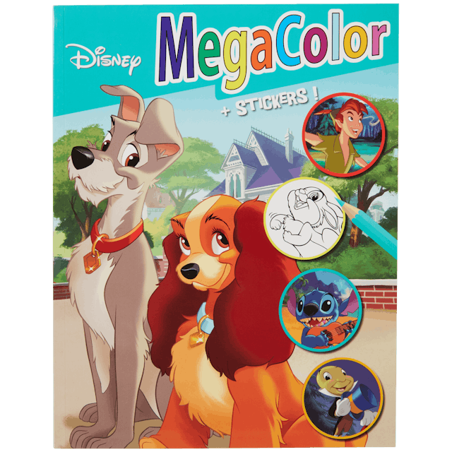 Libro da Colorare Disney Mega Color Avventure per tutti! Con