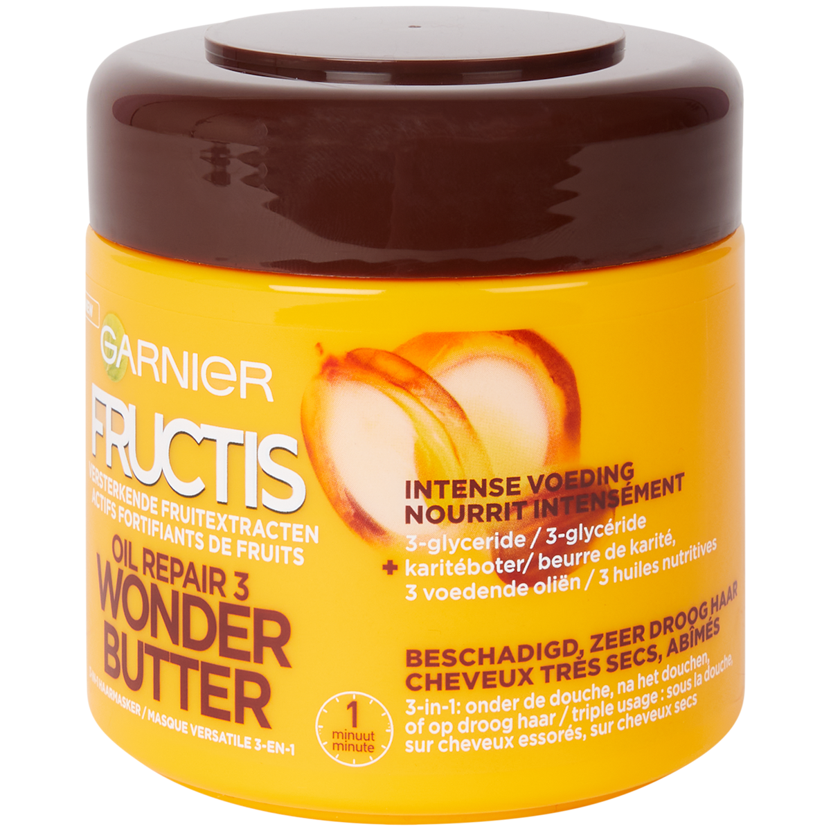 helemaal warm band Garnier Fructis 3-in-1 haarmasker Wonder Butter | Action.com