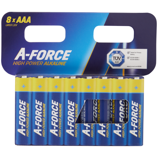Groene bonen Clam Gastheer van A-Force AAA batterijen | Action.com