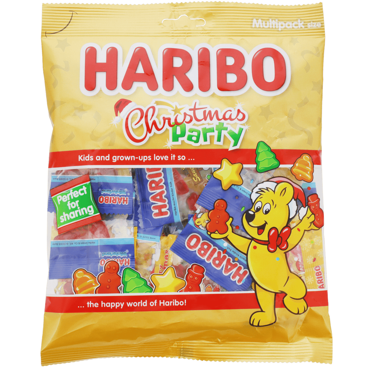 Sachet à distribuer Haribo Christmas Party