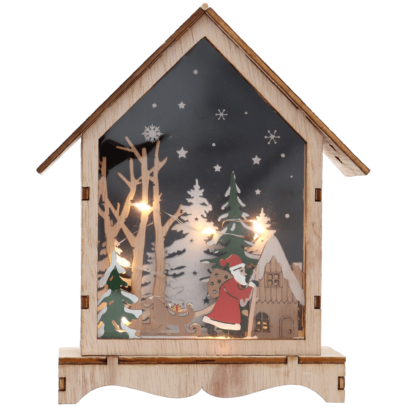 petite maison deco noel action