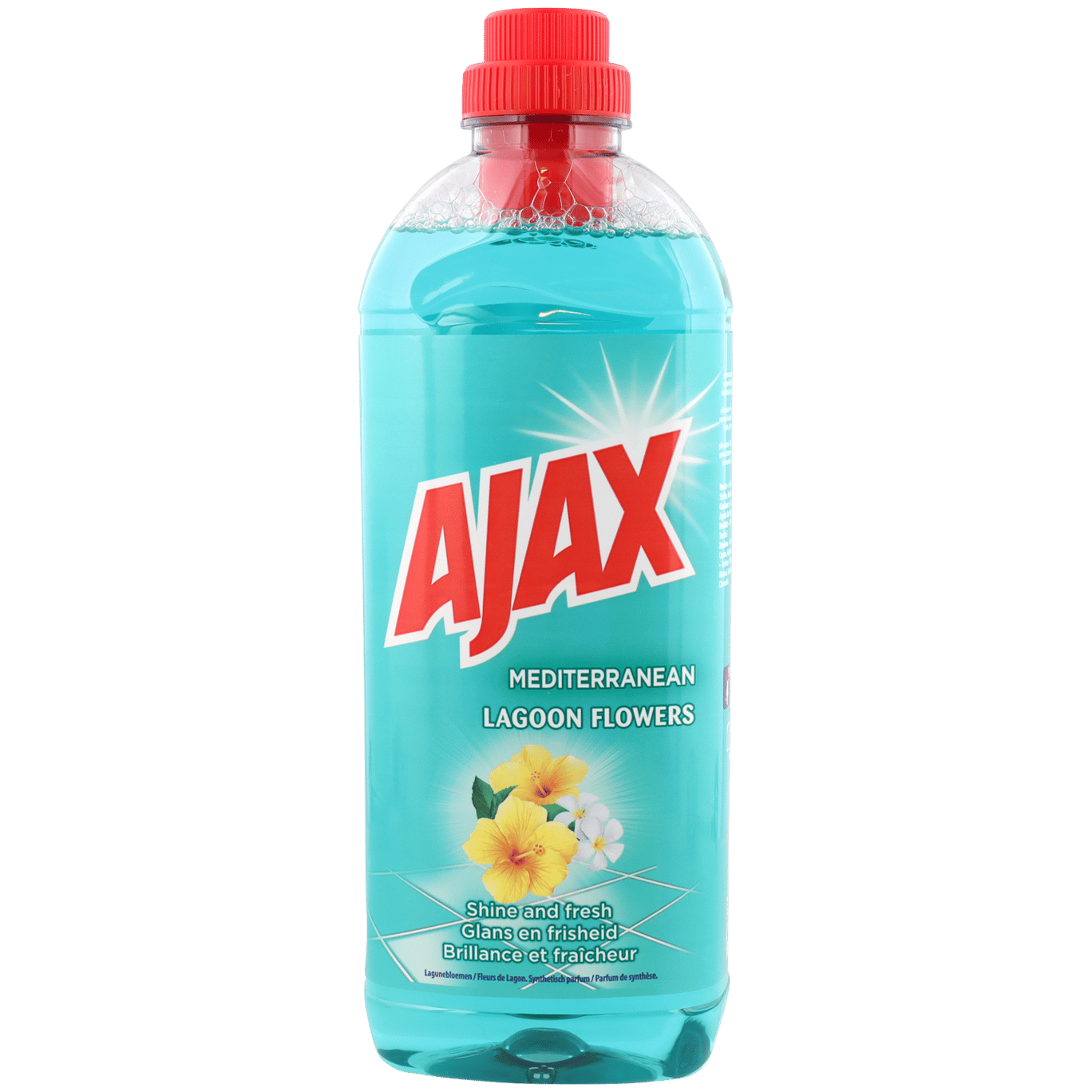 Ajax Allzweckreiniger Mediterranean Lagoon Flowers Action Com