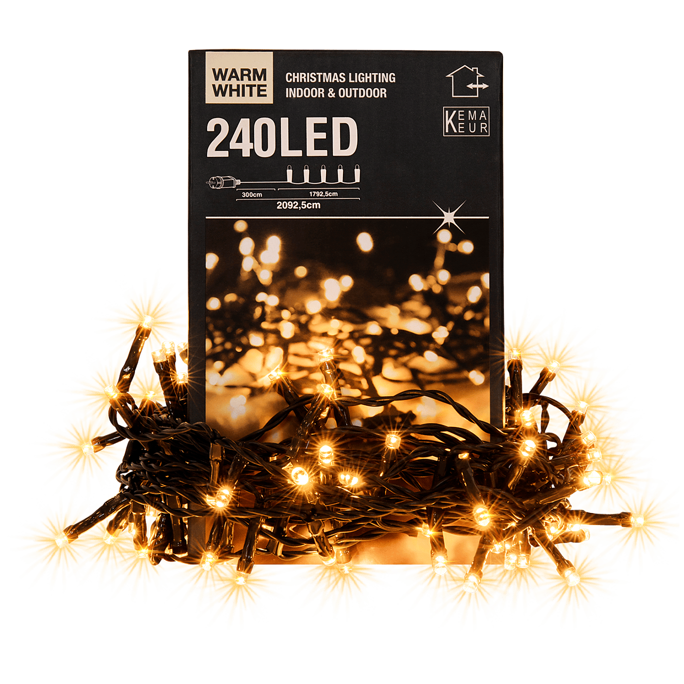 kerstverlichting buiten solar action