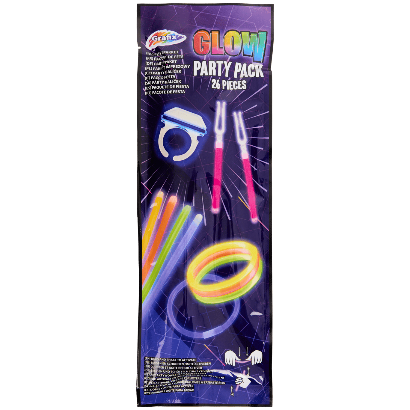 Glow-in-the-dark partypack