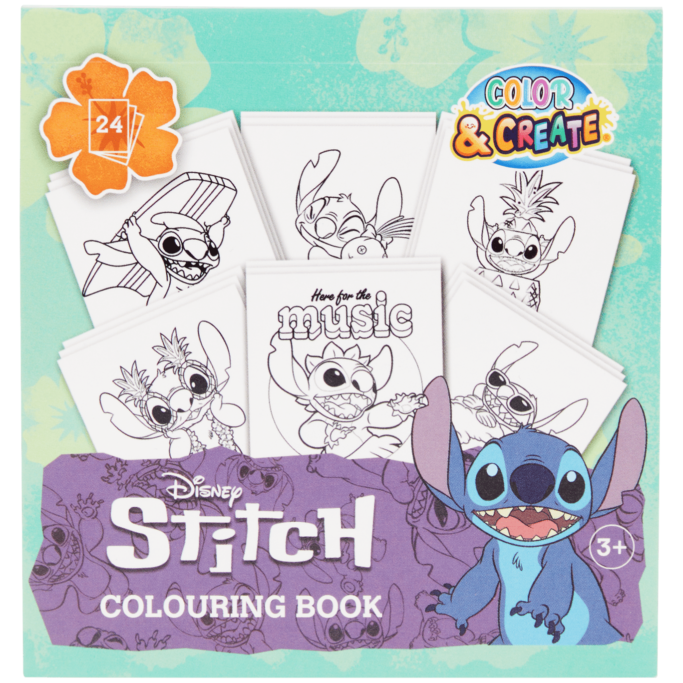 Stitch - Malette de Dessins - feutres, peinture, Crayons de Couleur -  Cadeau fille - Coloriage Enfant