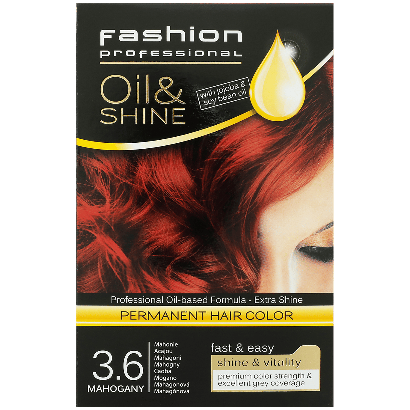 Tinta para cabelo Fashion Professional Oil & Shine