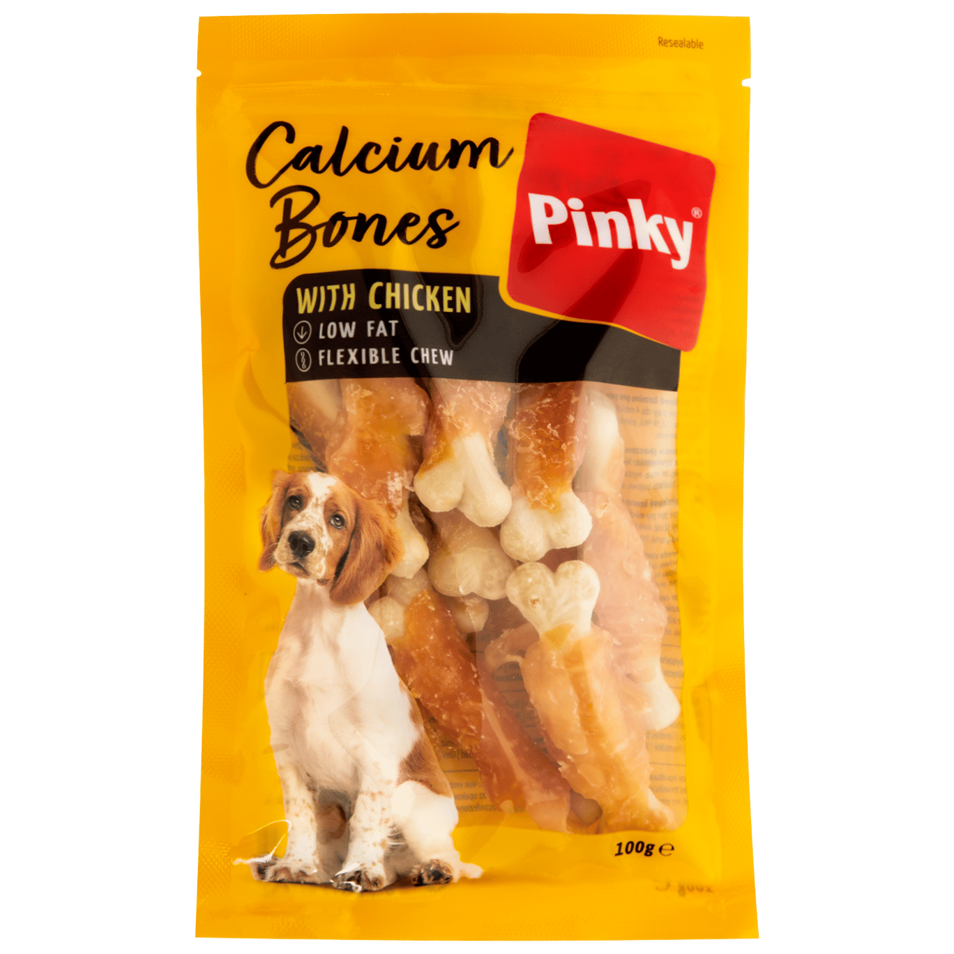 Aperitivos para perros Pinky Calcium Bones