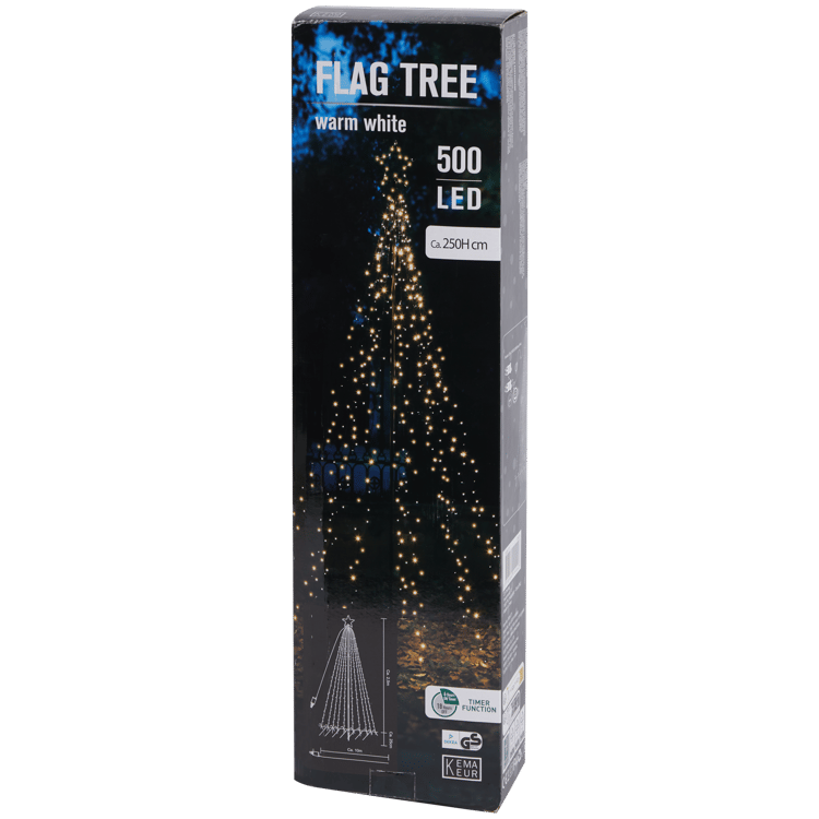 Albero di Natale LED XL in metallo