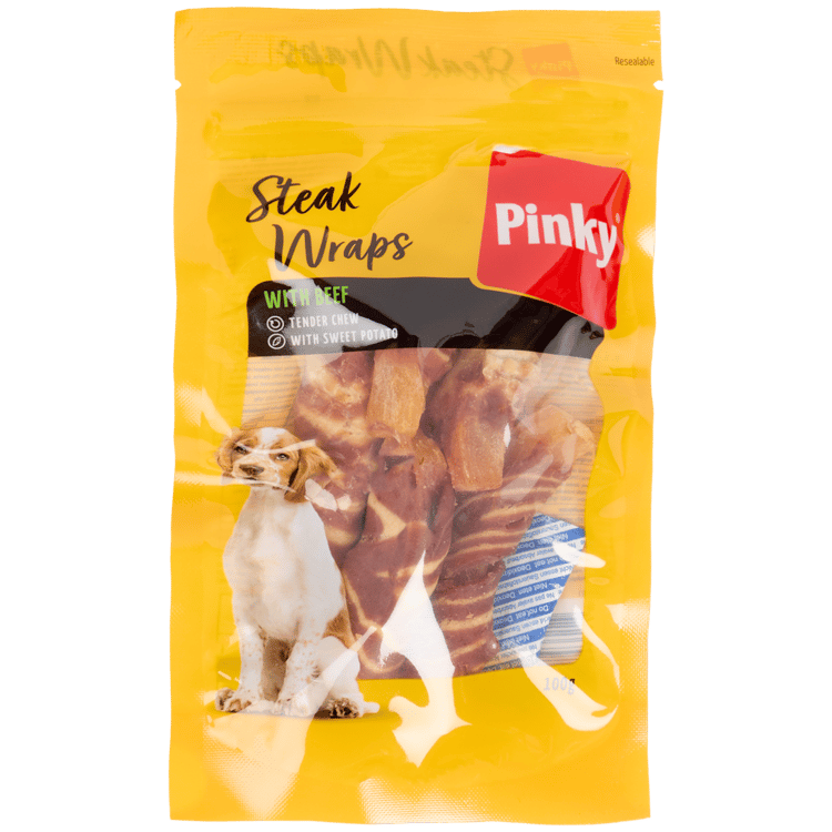 Pinky hondensnacks Steak Wraps