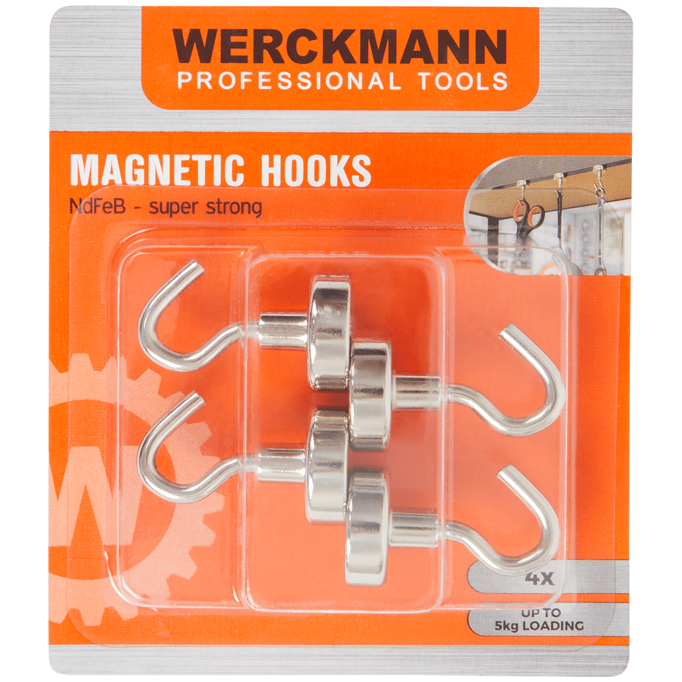 Magnetické háky Werckmann