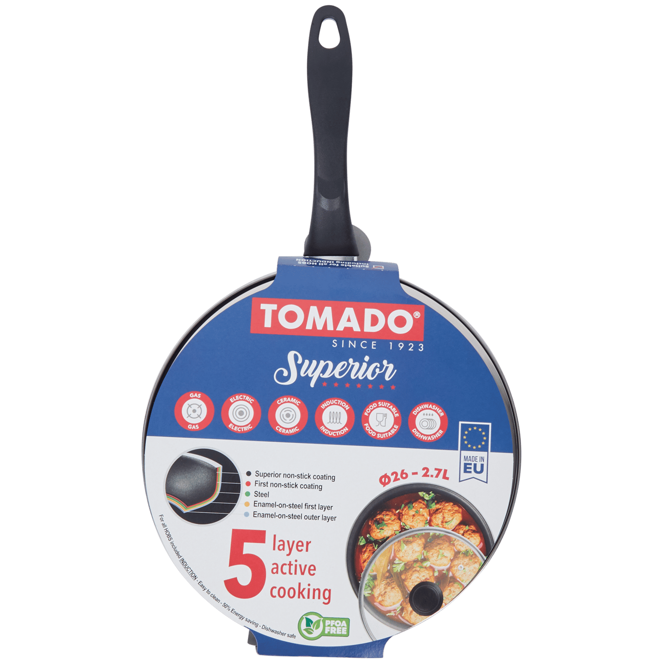 Tomado Superior Pfanne mit Deckel