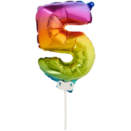 Cijfer folieballon