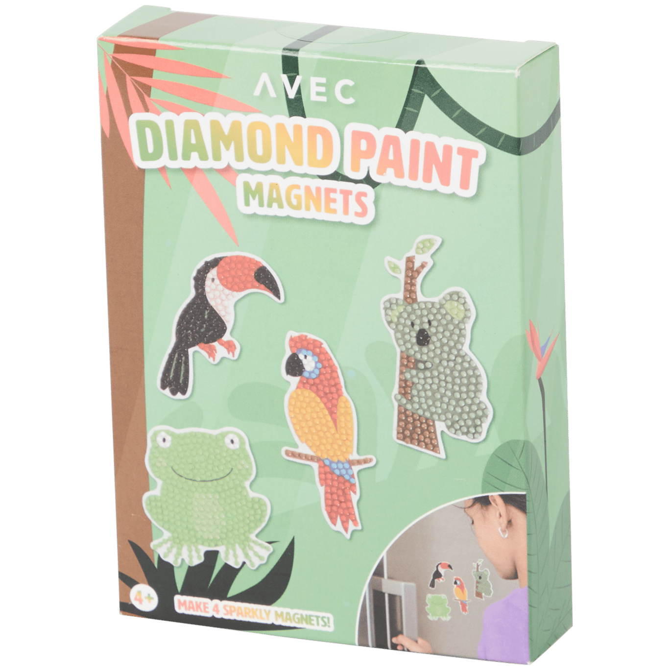 Diamantové maľovanie na magnety Avec