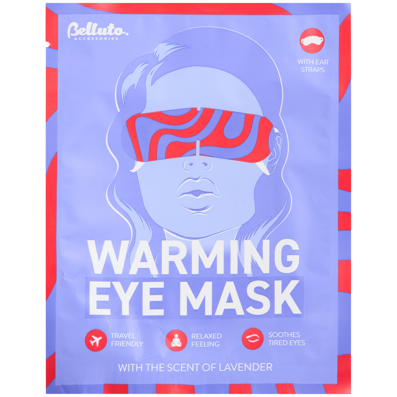 Masque chauffant pour les yeux Belluto Accessories Lavande