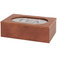 Krabička na čaj s nápisem