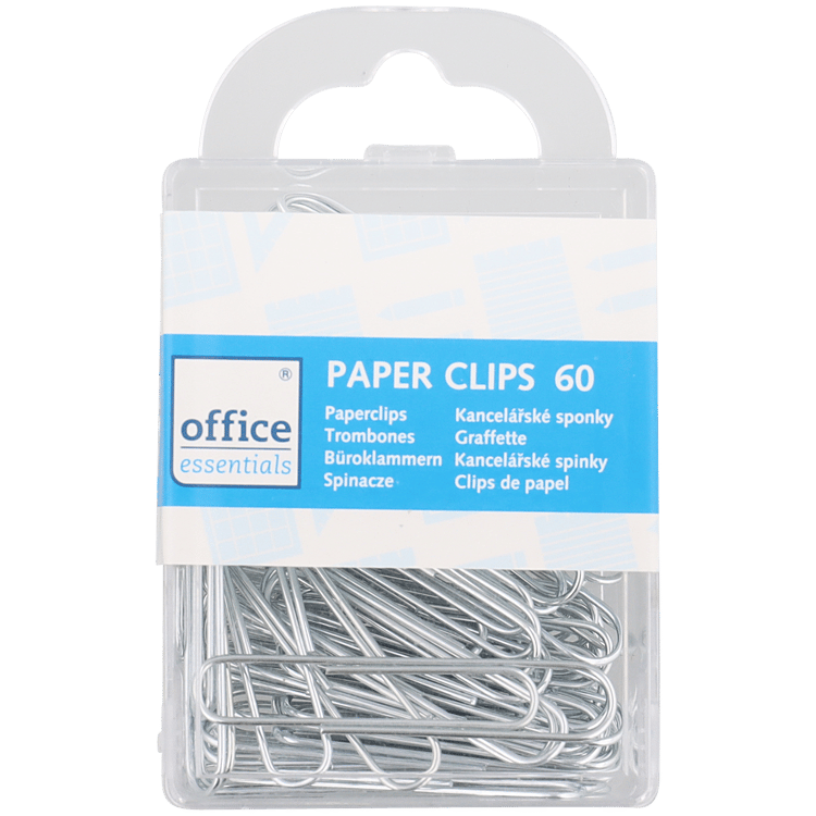 Clips para papel Office Essentials