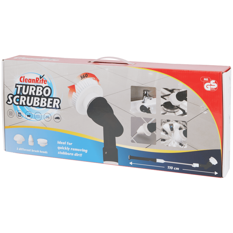 Bezdrôtová čistiaca kefa CleanRite Turbo Scrubber