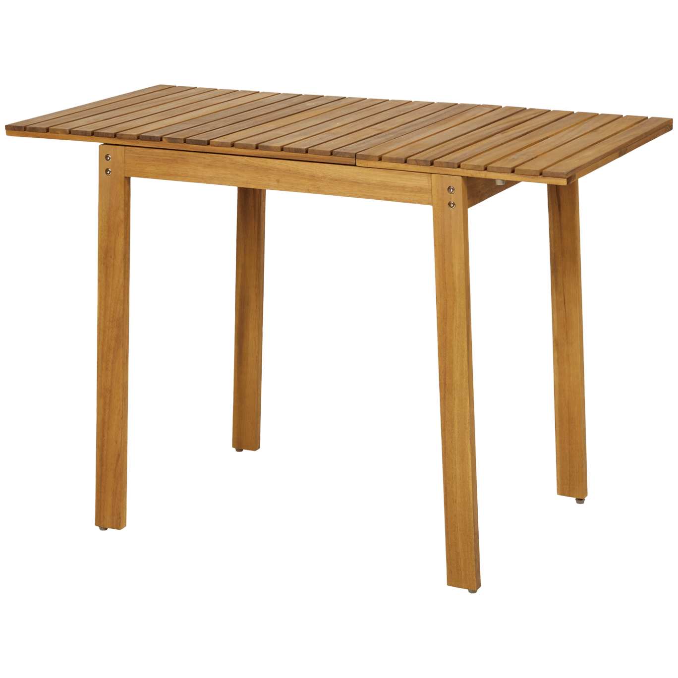 Mesa de jardín extensible de madera