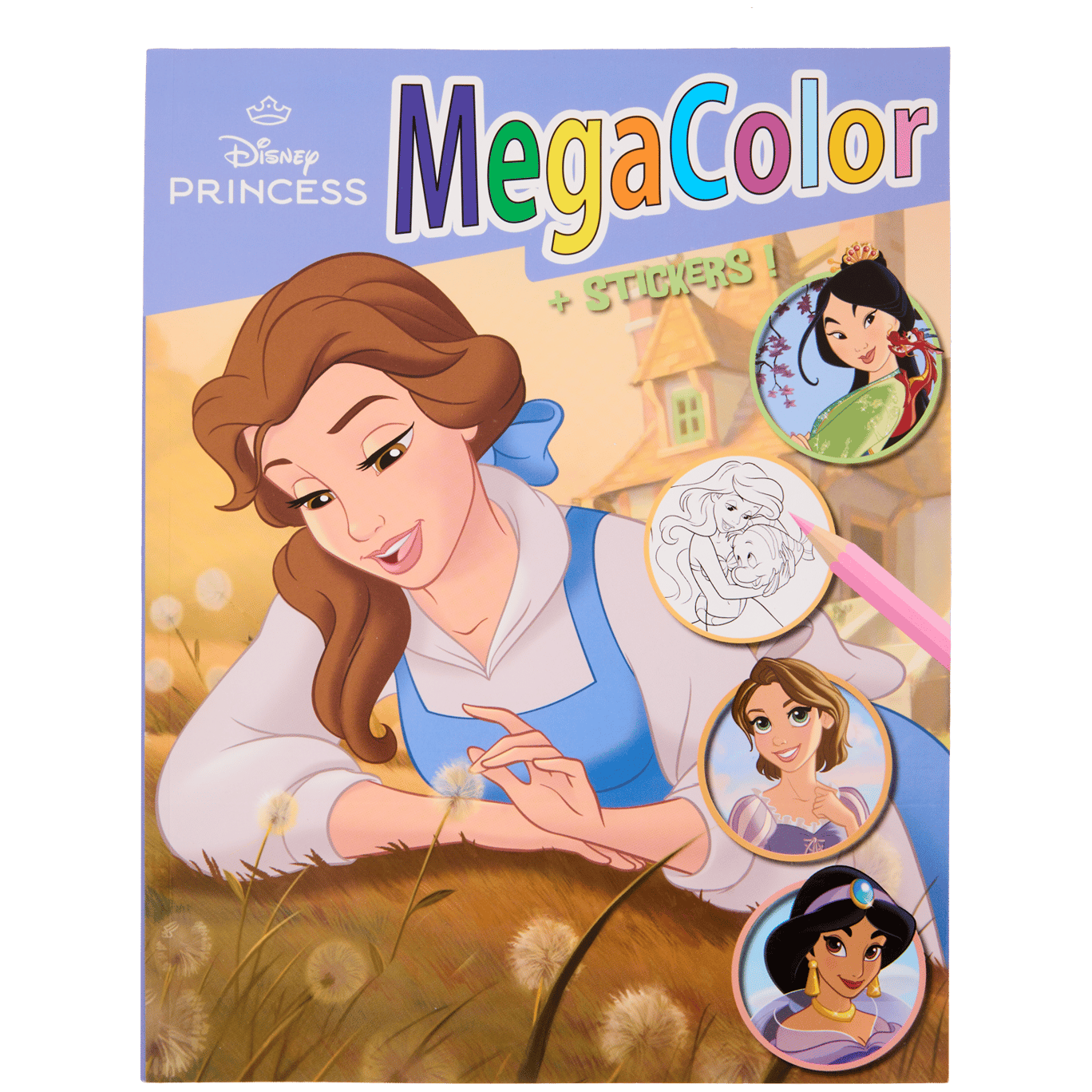 Livre de coloriage avec autocollants Disney