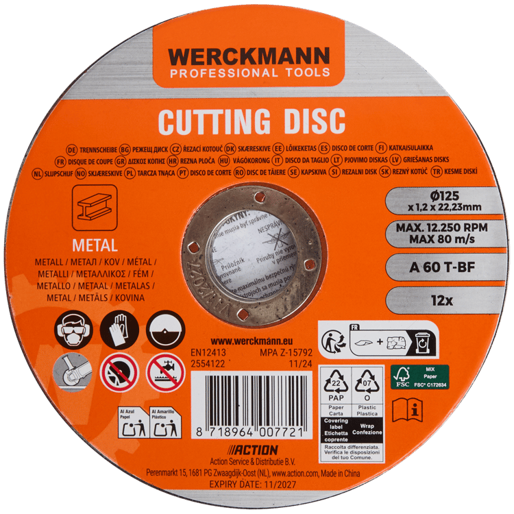 Disques à meuler Werckmann