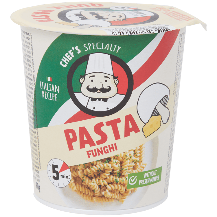 Instant pasta