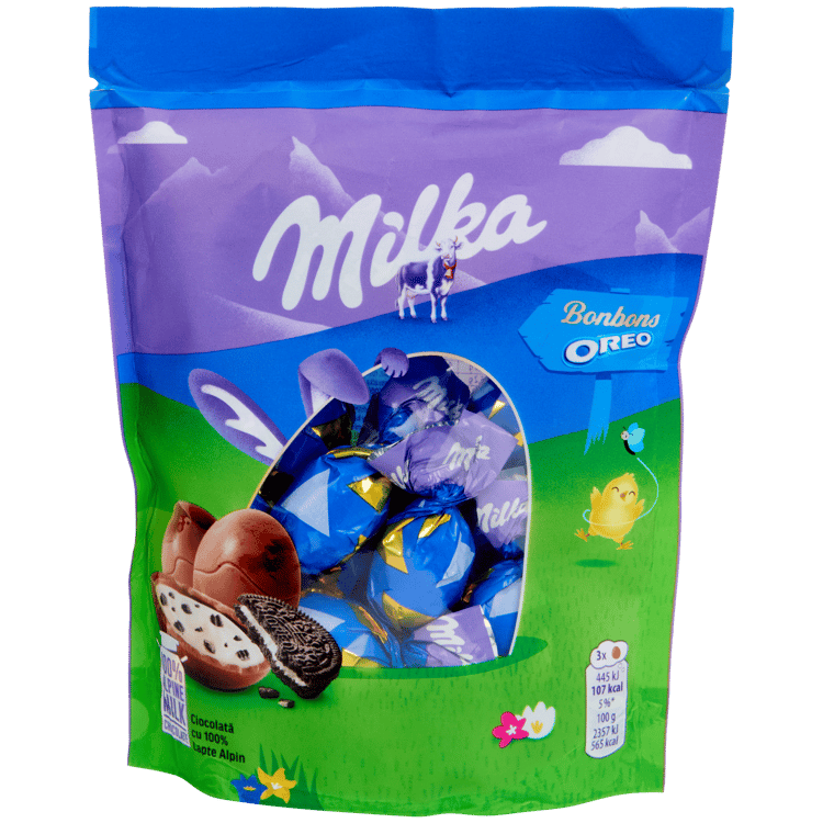 Ovetti di Pasqua al cioccolato Milka Oreo