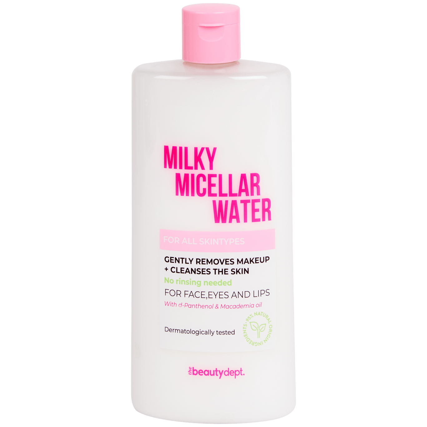 The Beauty Dept. Milky Mizellen-Reinigungswasser