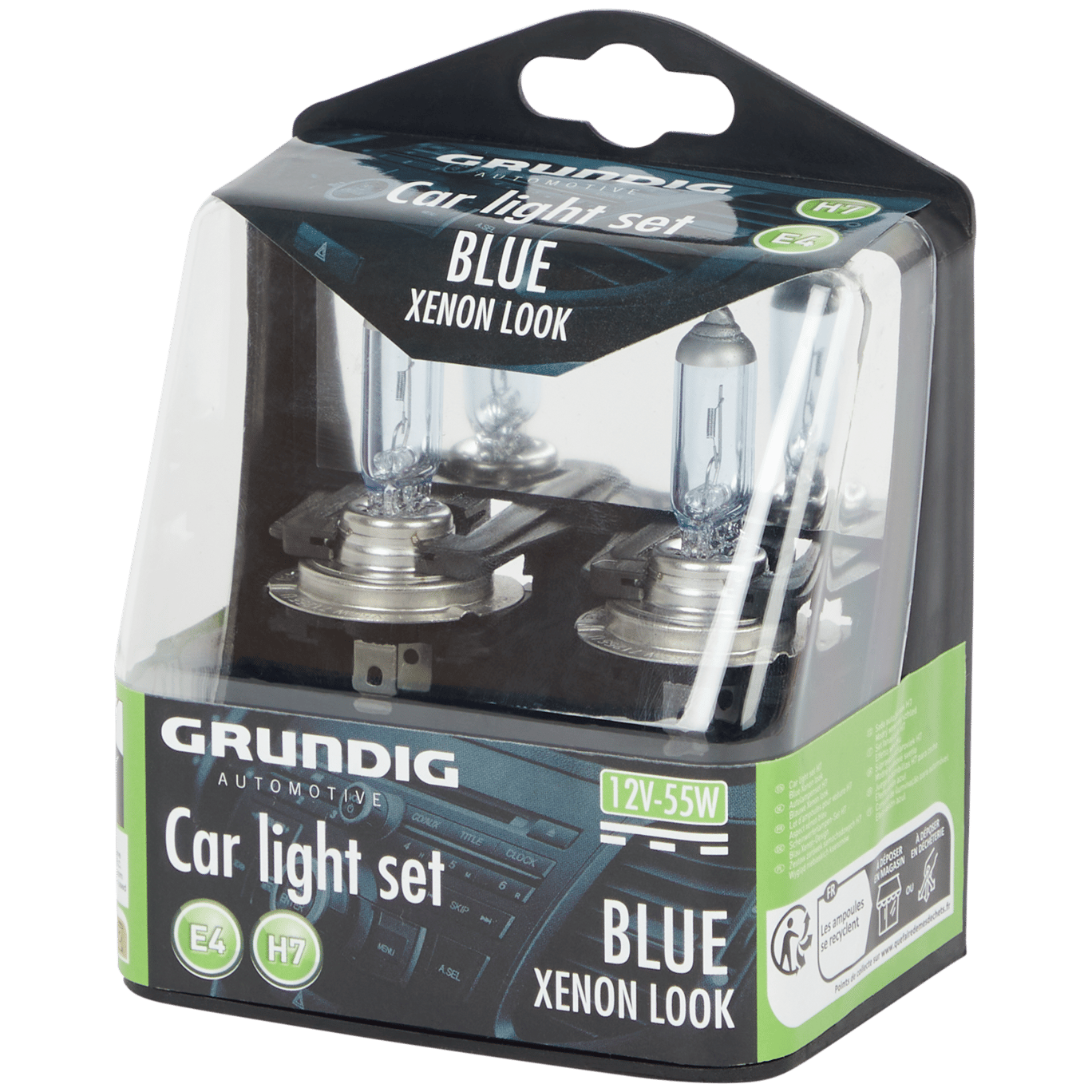 H7 Lampe von Grundig Xenon look blue