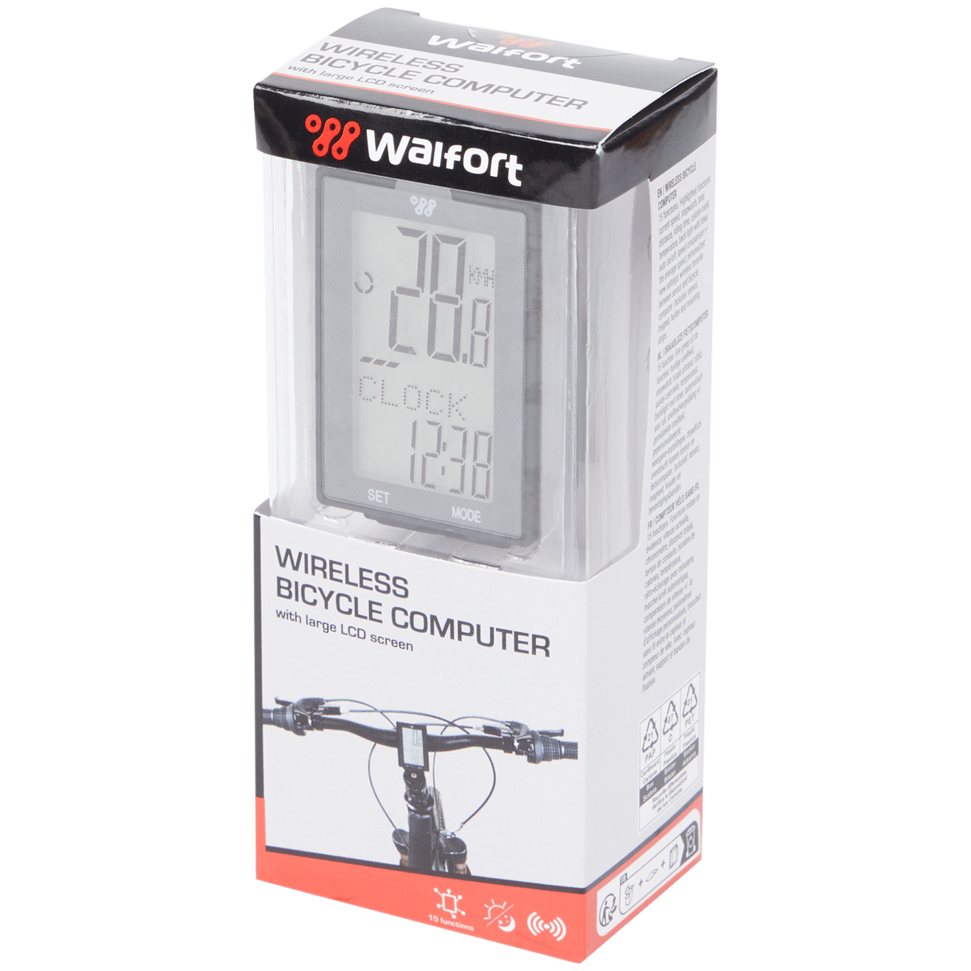 Ciclómetro para bicicleta Walfort