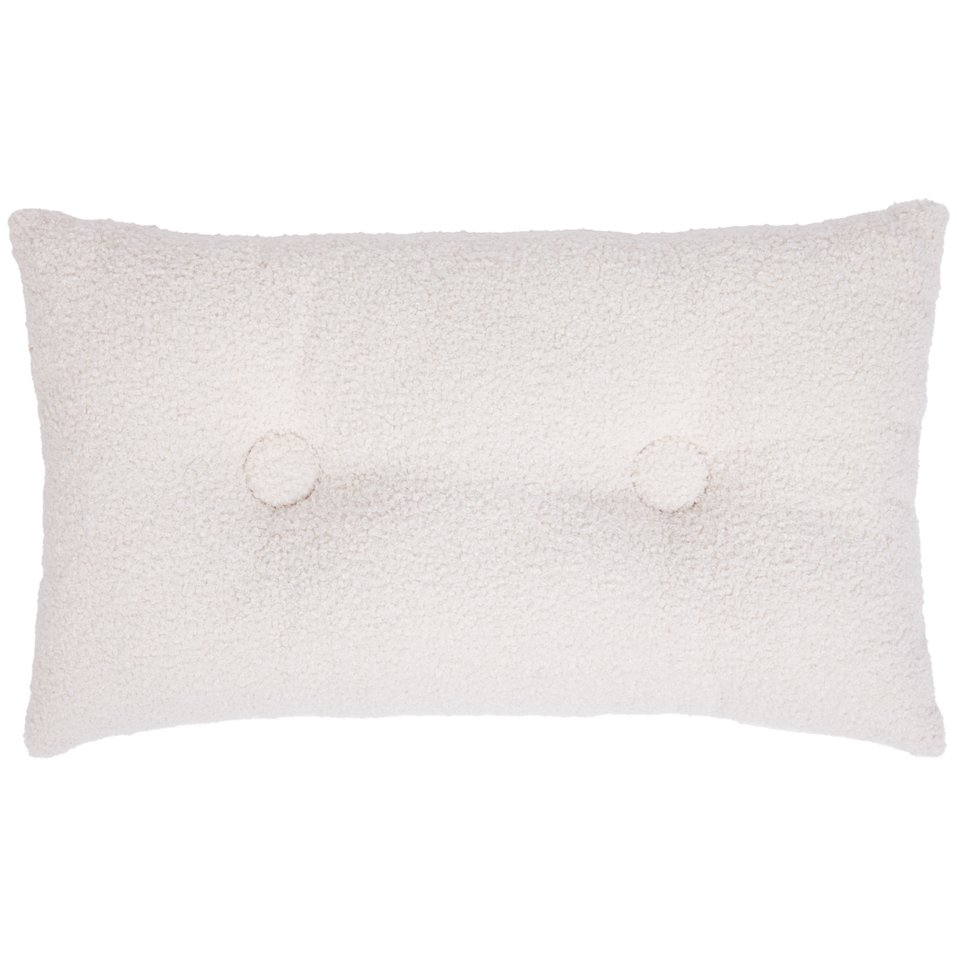 Coussin en tissu teddy