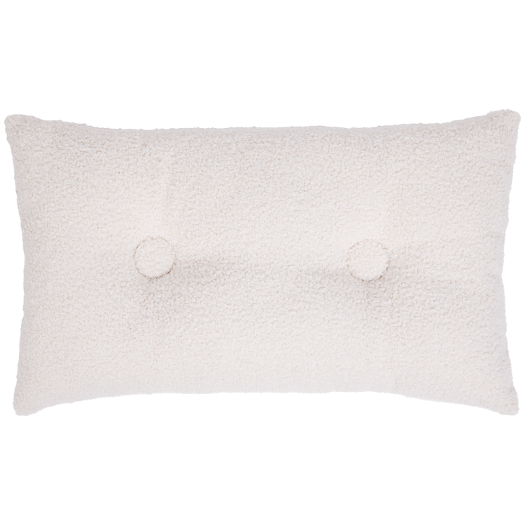 Coussin en tissu teddy