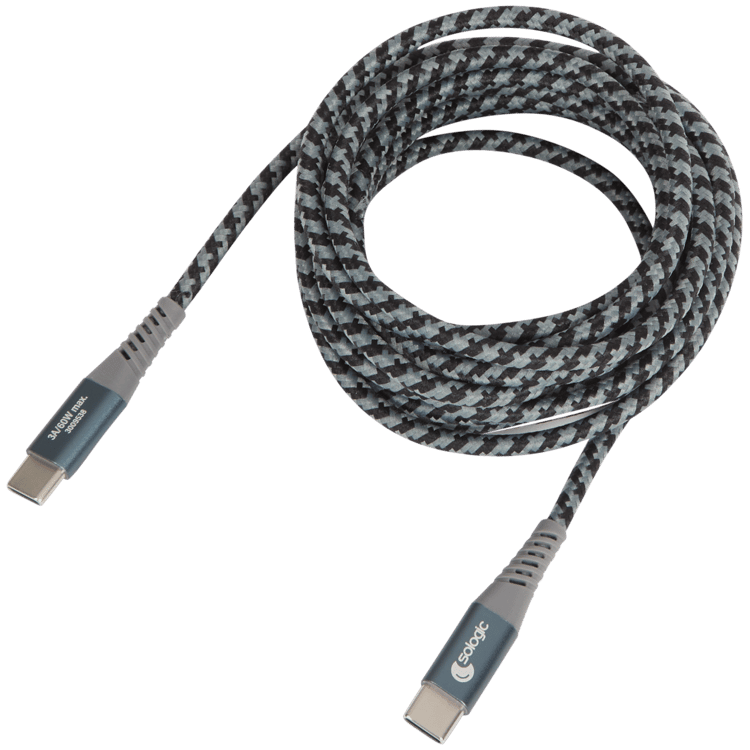 Cable de carga y de datos Sologic De USB-C a USB-C