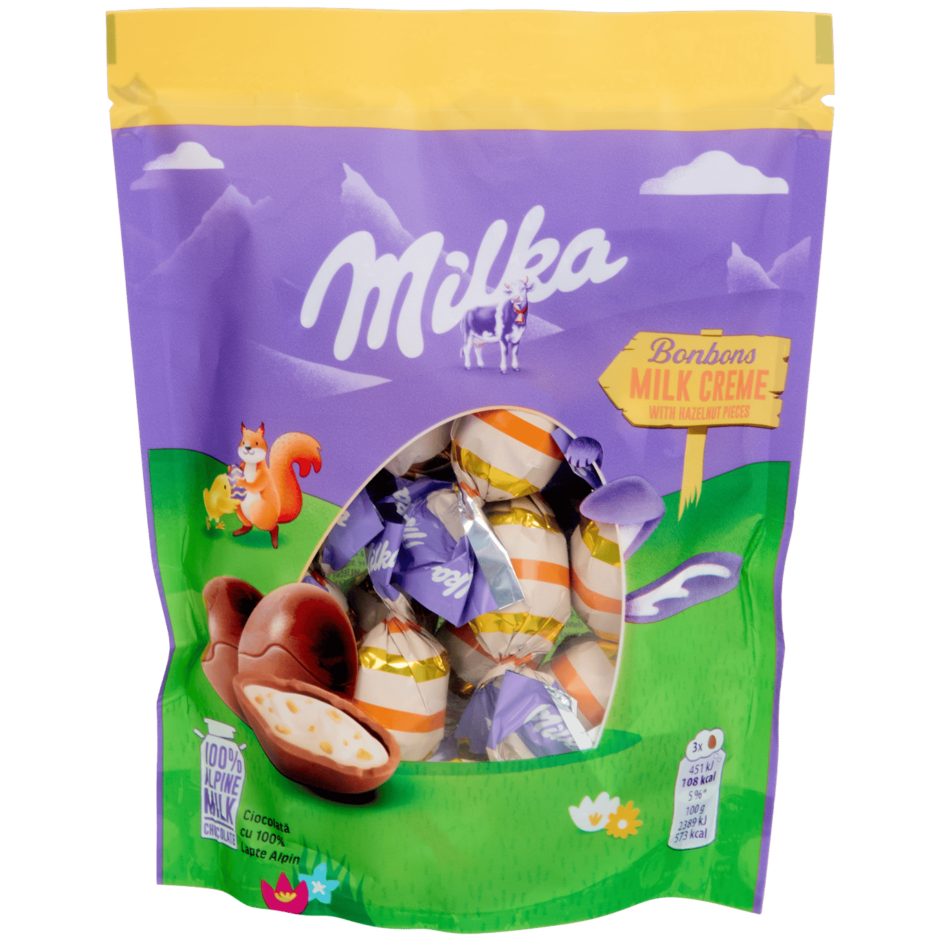 Ovetti di Pasqua al cioccolato Milka