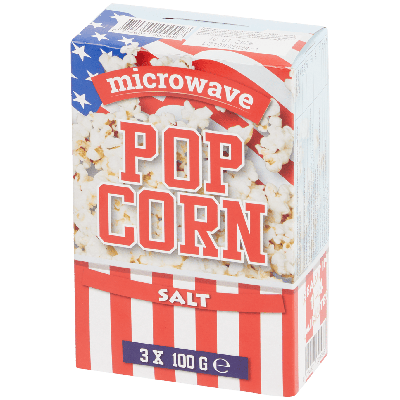 Salziges Mikrowellen-Popcorn