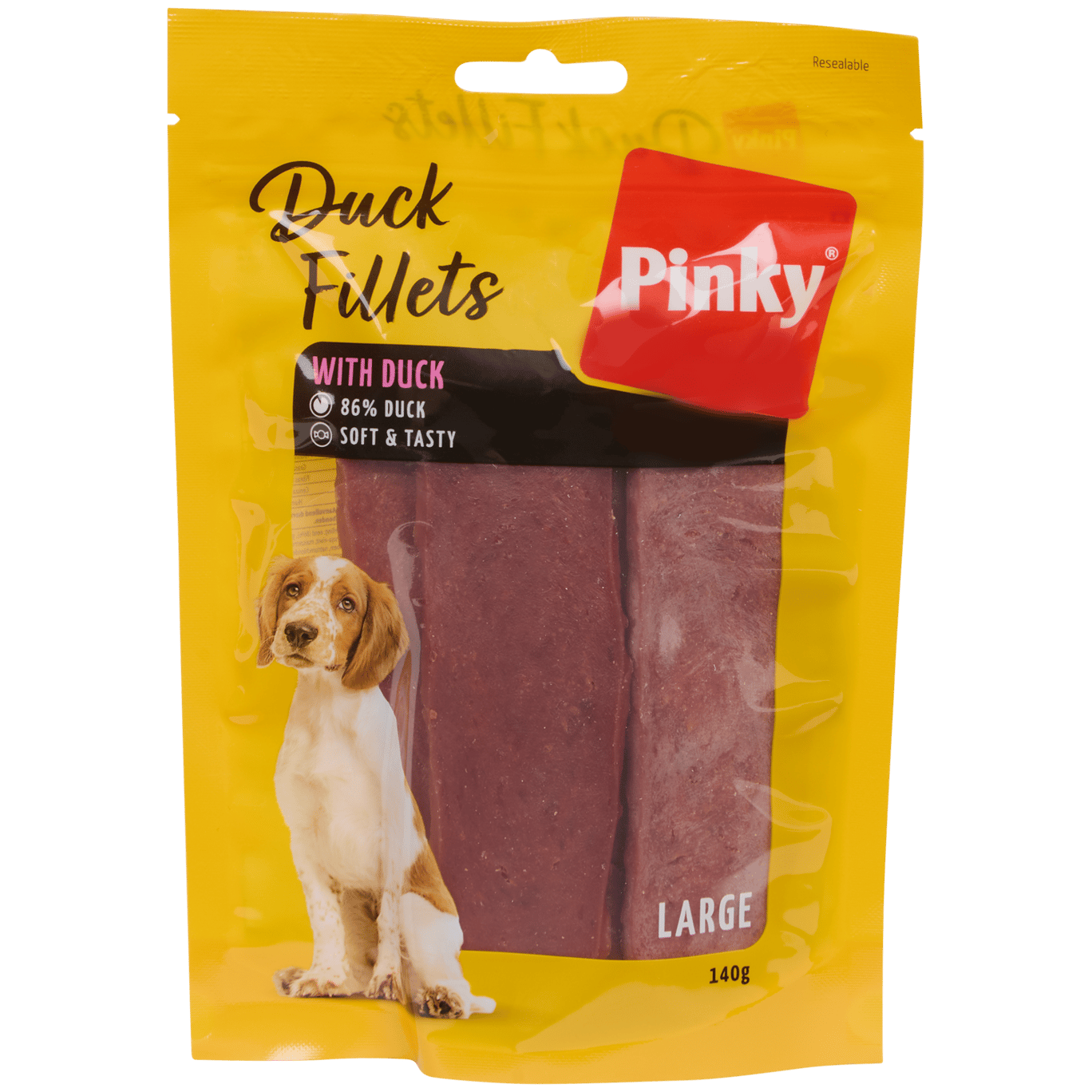 Pinky hondensnacks Duck Fillets