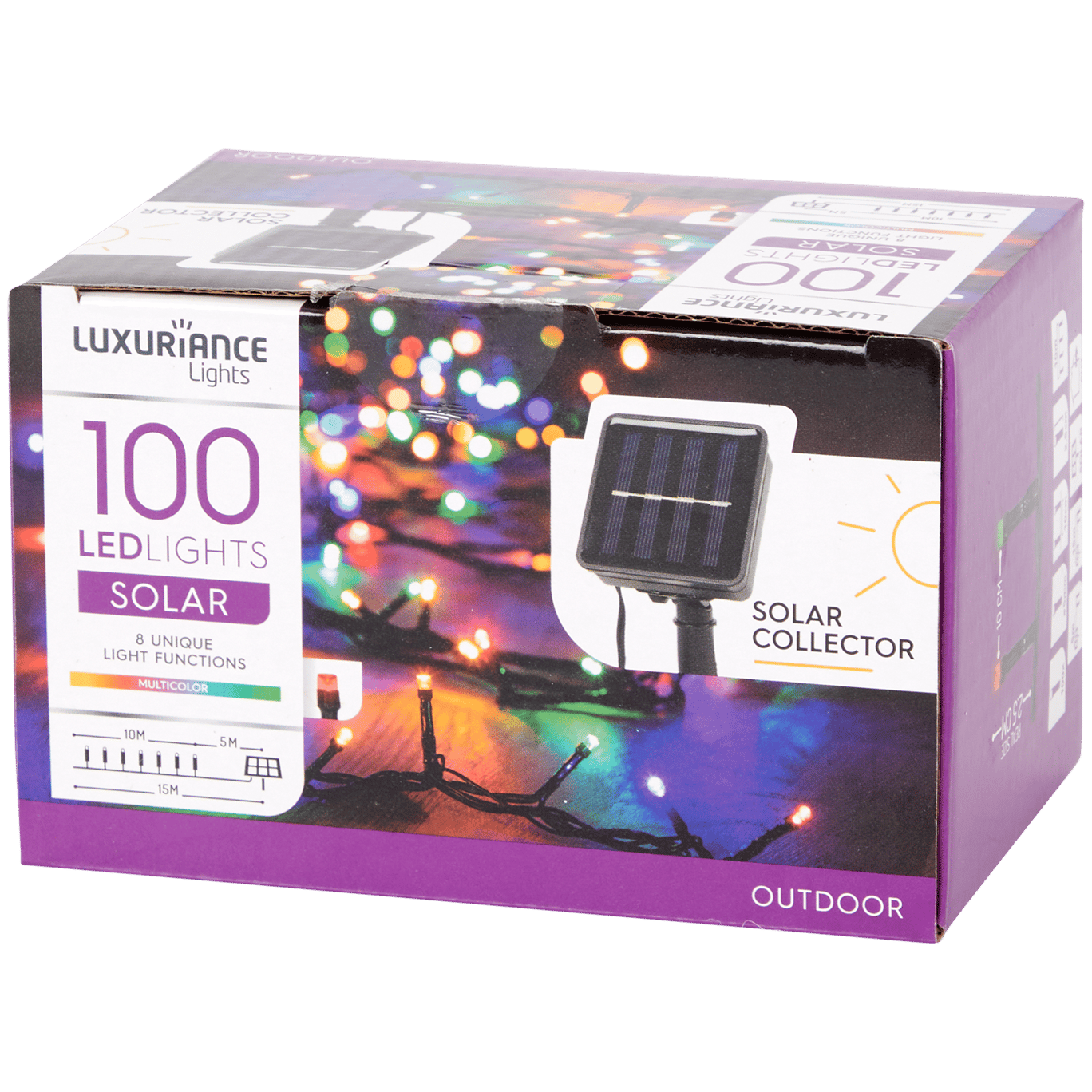 Iluminação de Natal solar Luxuriance Lights