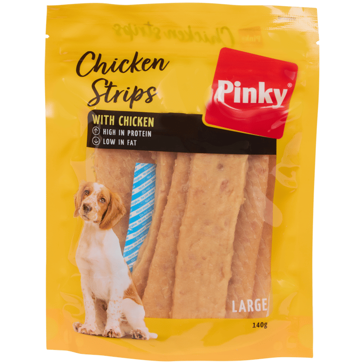 Pinky hondensnack Chicken Strips