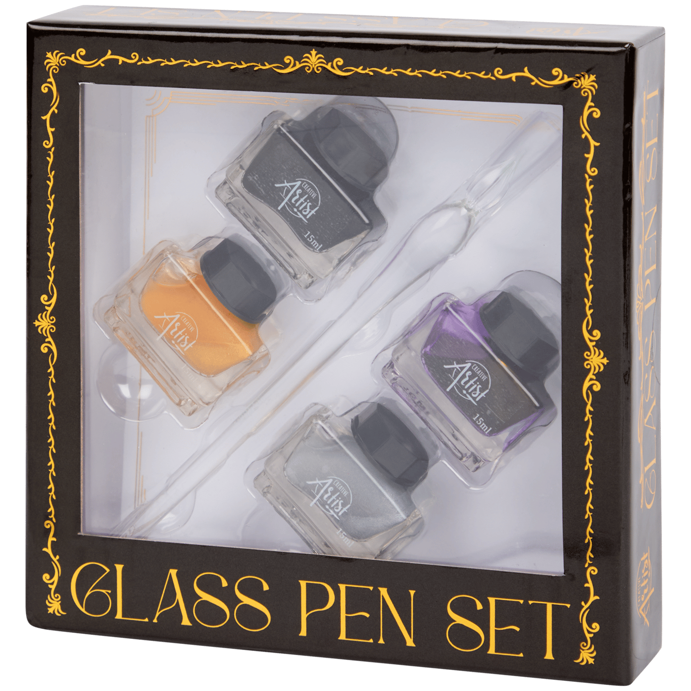 Edles Glasstift-Set