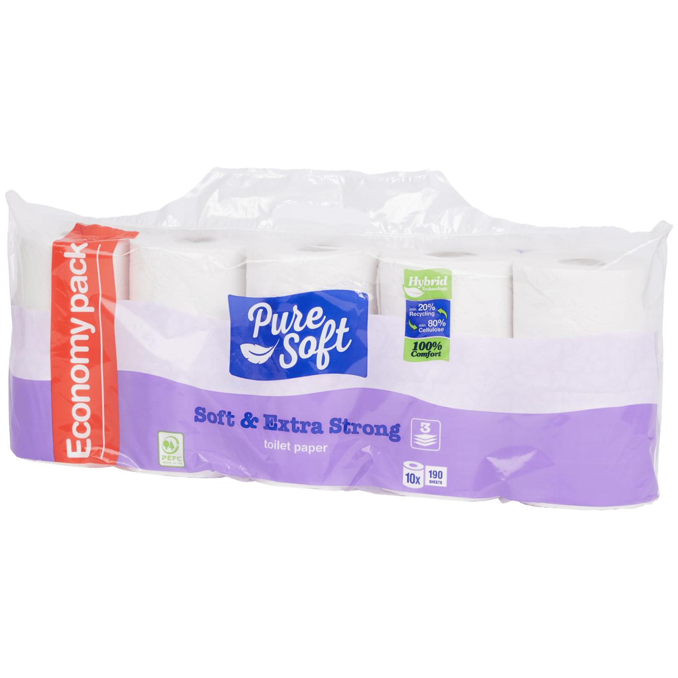 Papier toilette Pure Soft Doux & ultra résistant