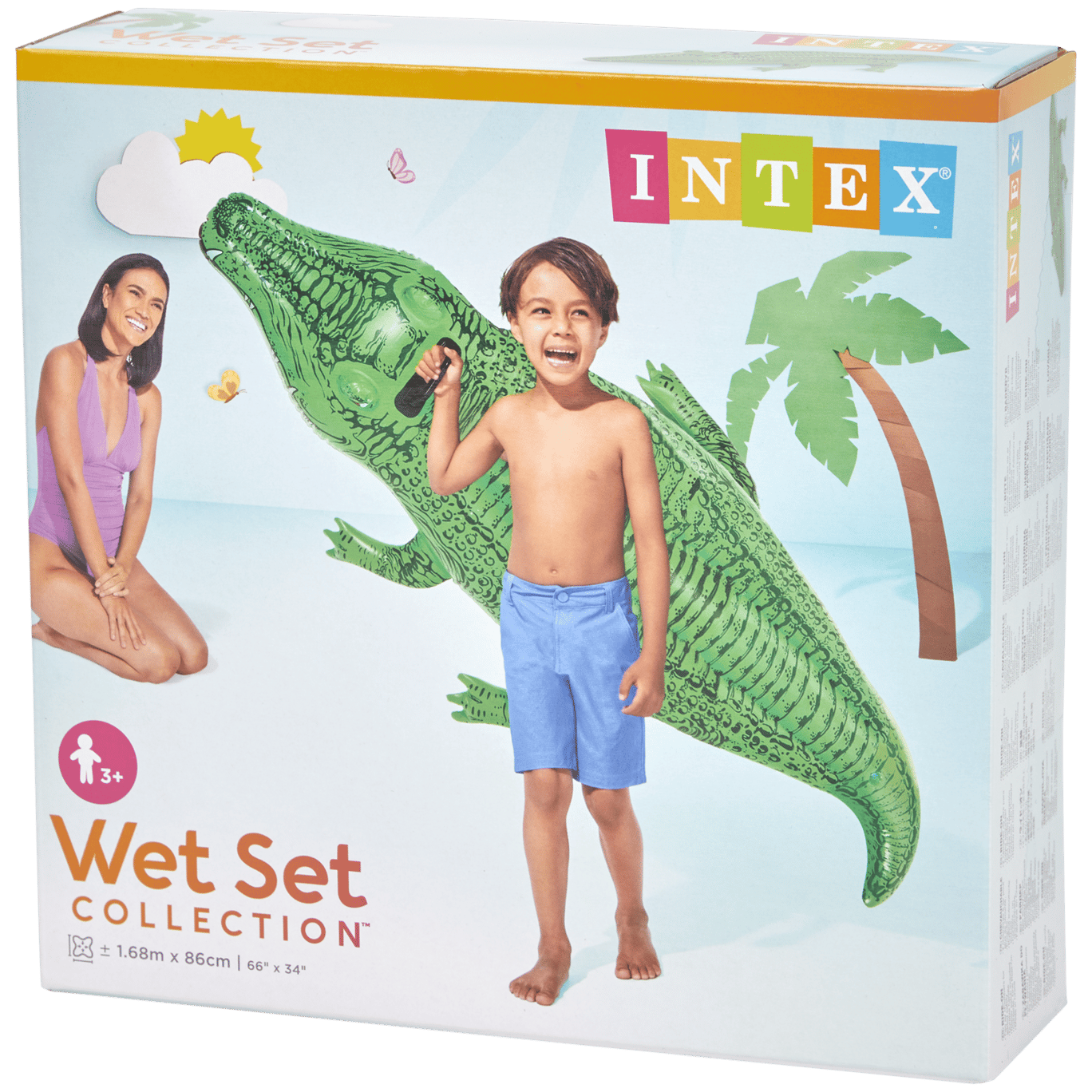 Crocodile gonflable Intex