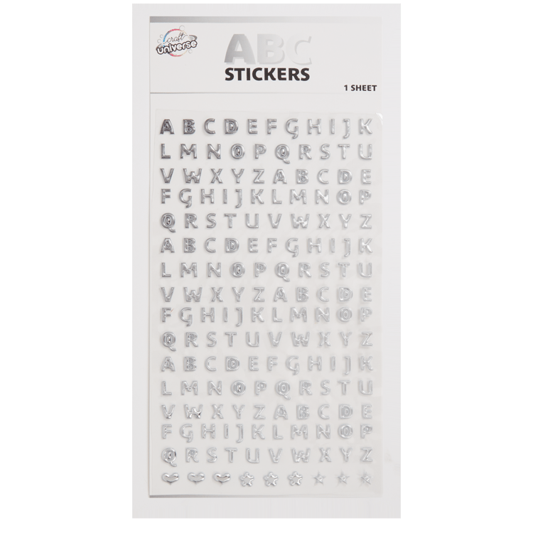 Letras autocolantes Craft Universe