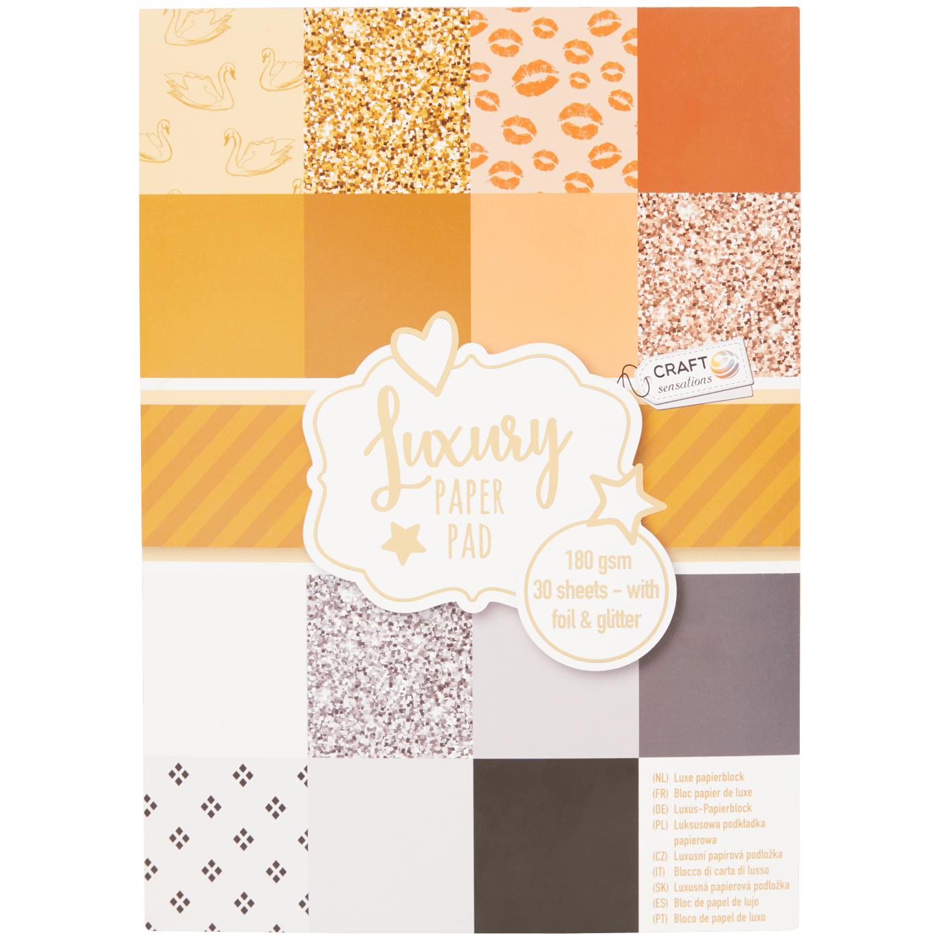Craft Sensations luxe papierblok Action NL
