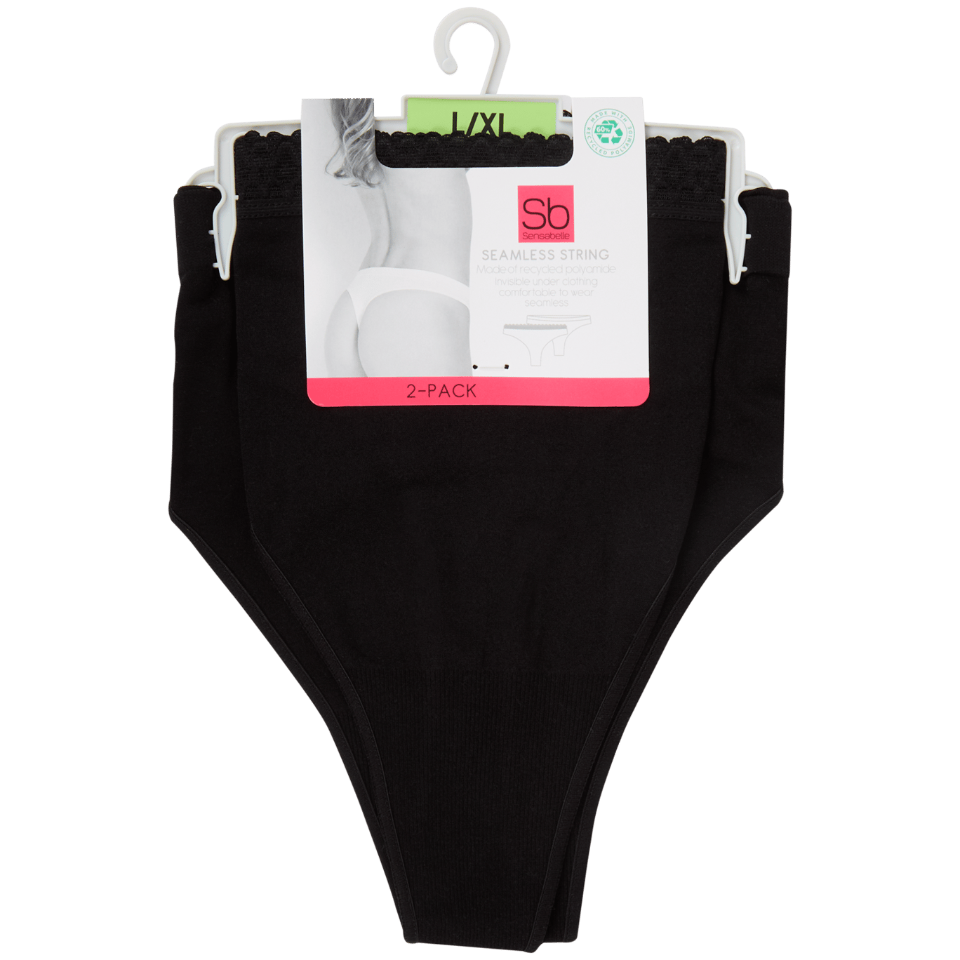 String Femme Imprimé Léopard - 95% Nylon, 5% élasthanne, Entrejambe 100% Coton. Taille M (50-60 Kg)
