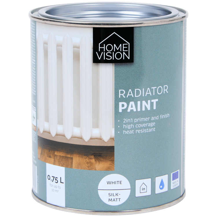 Peinture radiateur 2-en-1 Home Vision Blanc