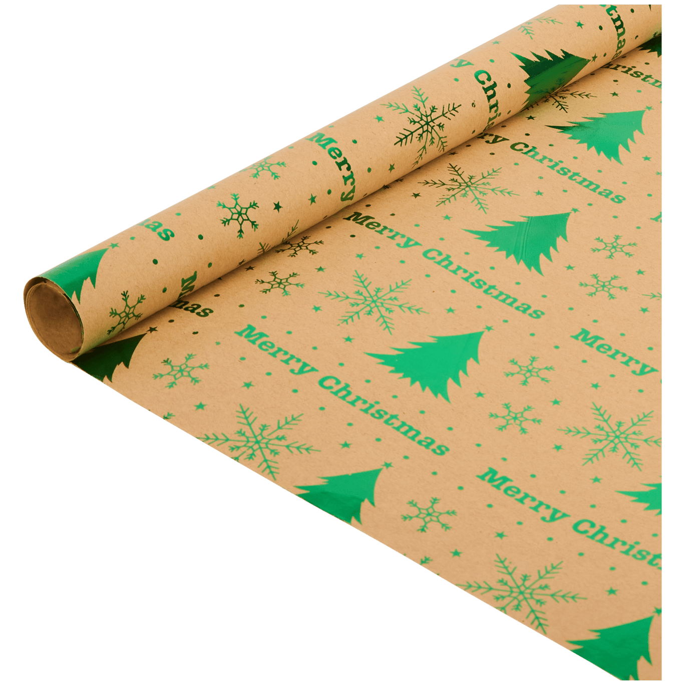 Weihnachtliches Kraft-Geschenkpapier