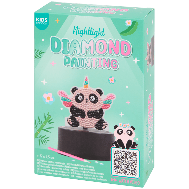 Lampada da notte in diamond painting Kids Kingdom