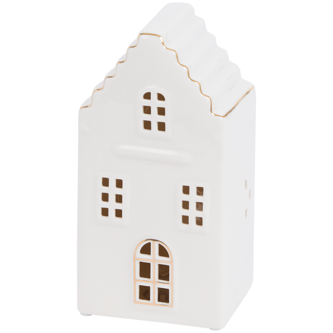 Maison en porcelaine avec lumière