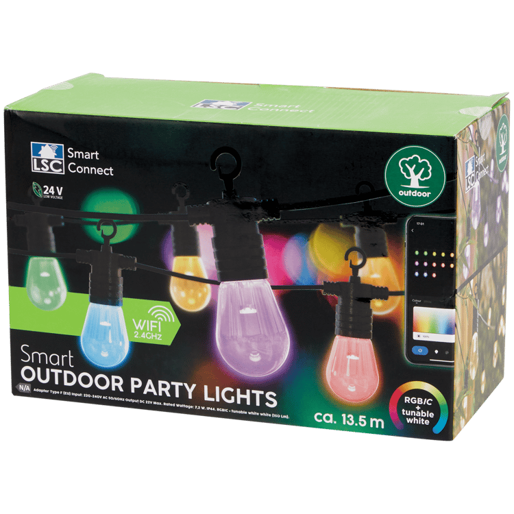 Chytré venkovní párty osvětlení LSC Smart Connect