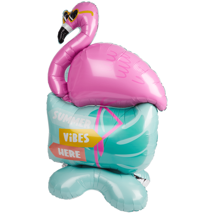 Ballon mylar tropical XXL Avec